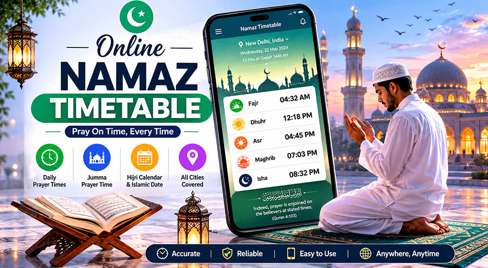 Why an Online Namaz Timetable Website is Important